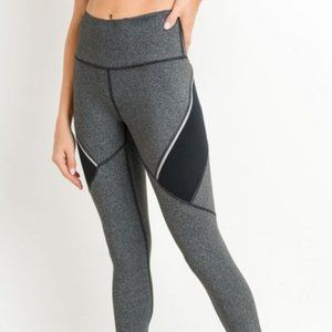 Highwaist Performance Color Block Leggings
